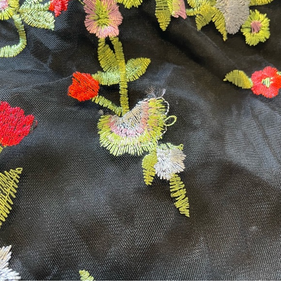 Kimchi Blue Urban Outfitters floral embroidered off the shoulder dress - Picture 5 of 8